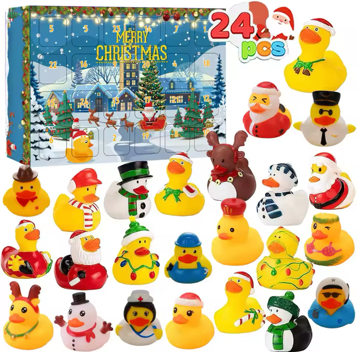 Quietschspass Badeenten Adventskalender