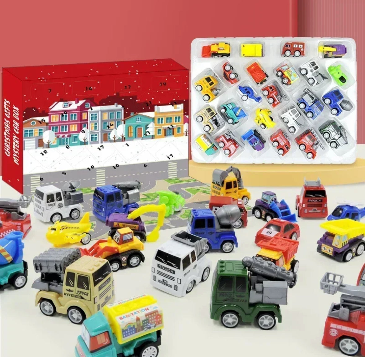 Spielzeugauto Adventskalender