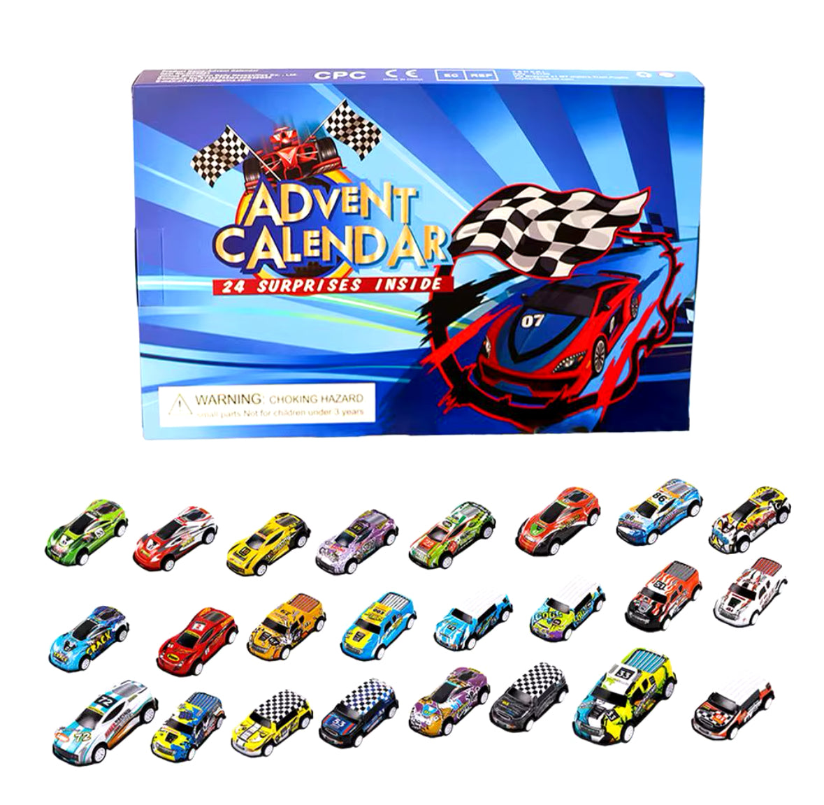 Spielzeugauto Adventskalender