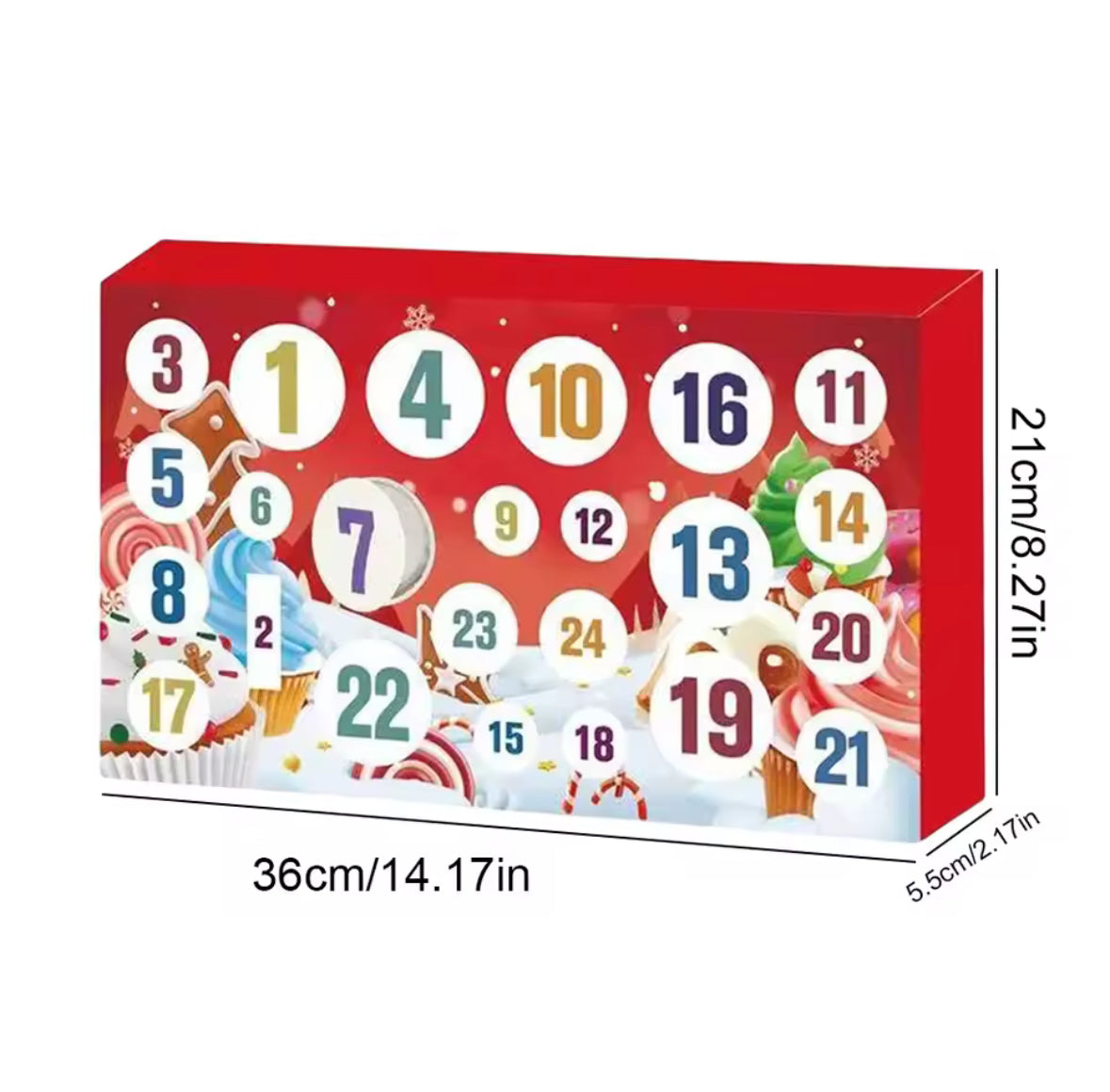 Lustiger Weihnachts Schleim Adventskalender