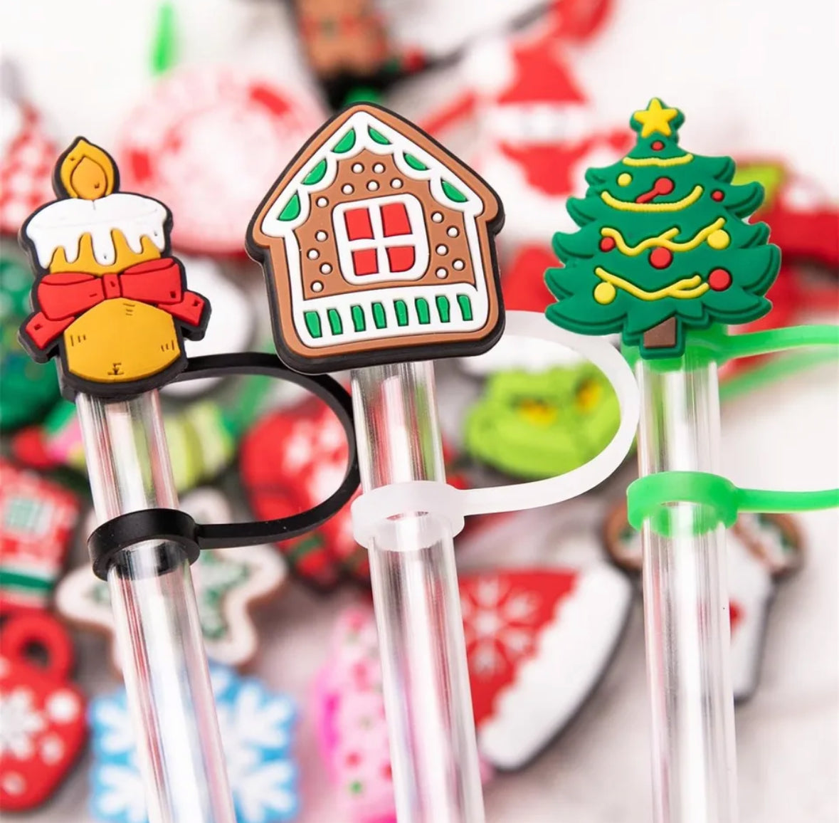 Strohhalm Trink Deckel Adventskalender