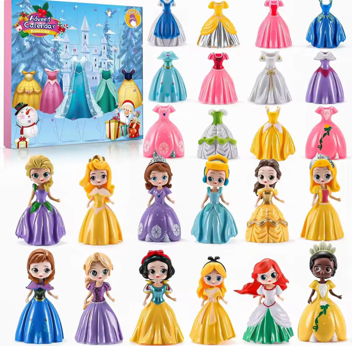 Prinzessinnen Spiel Puppen Adventskalender