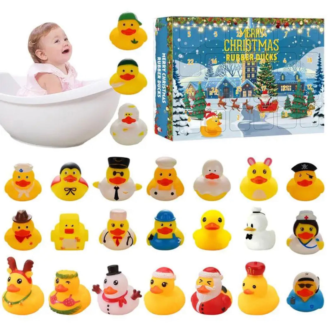 Quietschspass Badeenten Adventskalender
