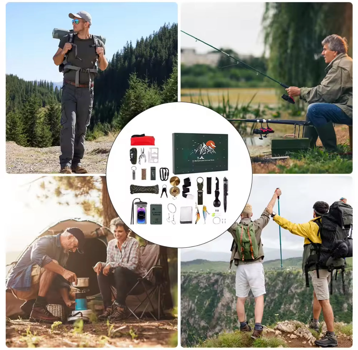 Outdoor Abenteuer Wandertools Adventskalender