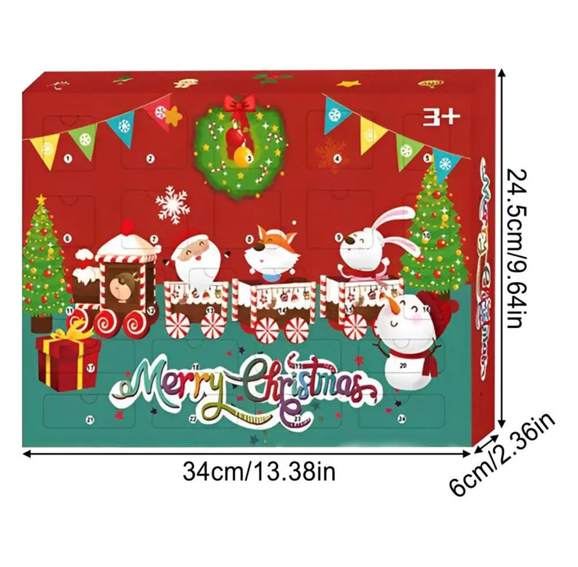 Mini Plüschtier Anhänger Adventskalender