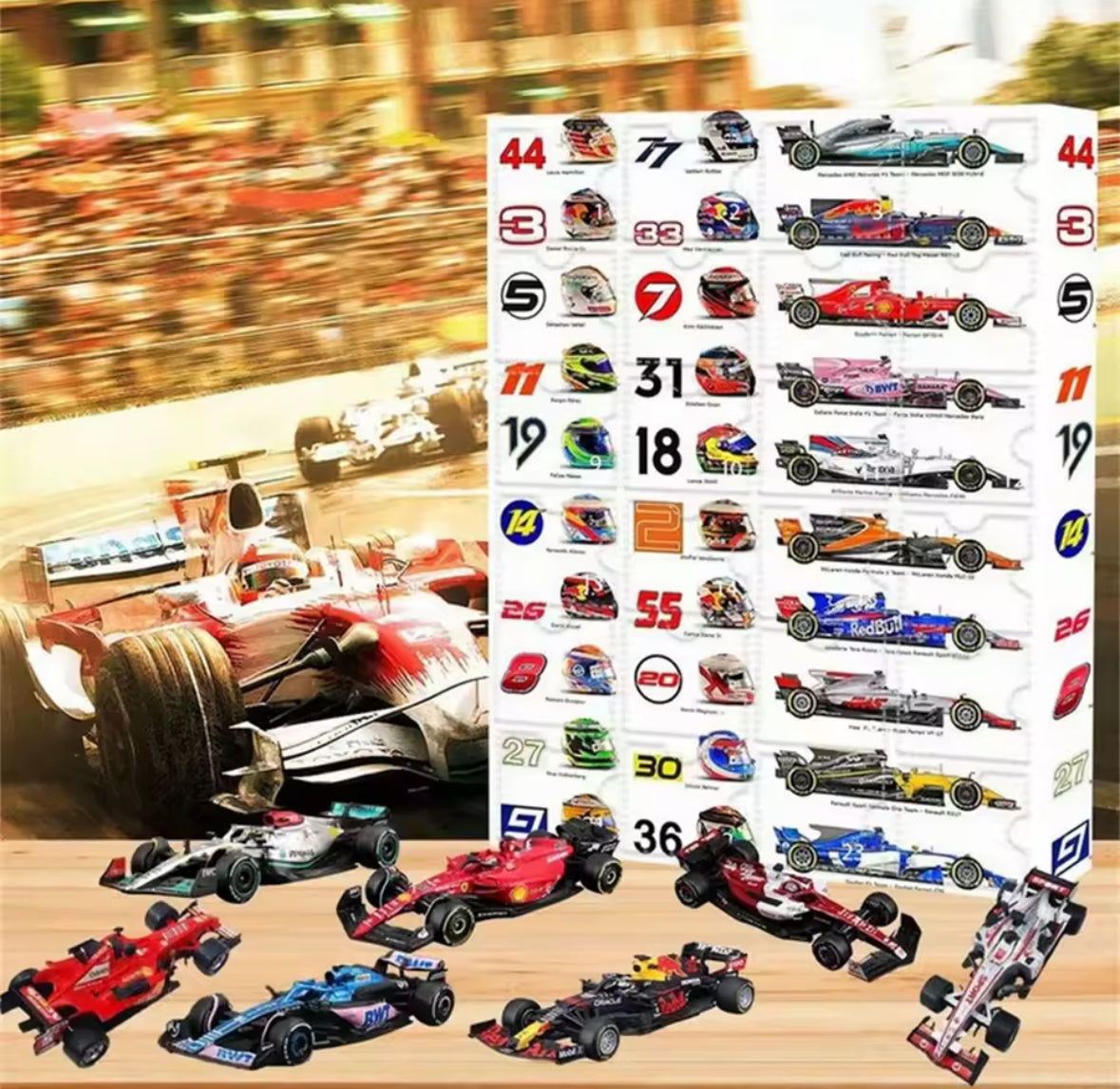 Spielzeugauto Adventskalender