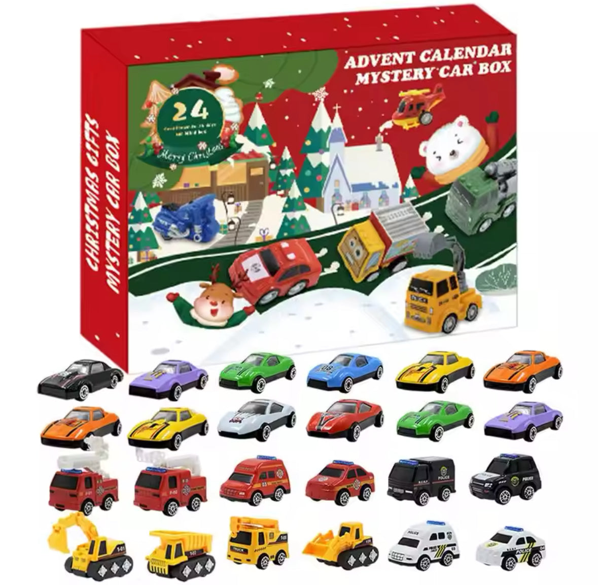 Spielzeugauto Adventskalender