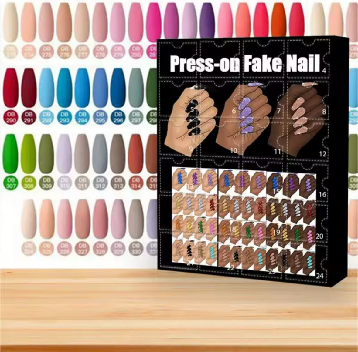Beauty Klebe Nagel Adventskalender