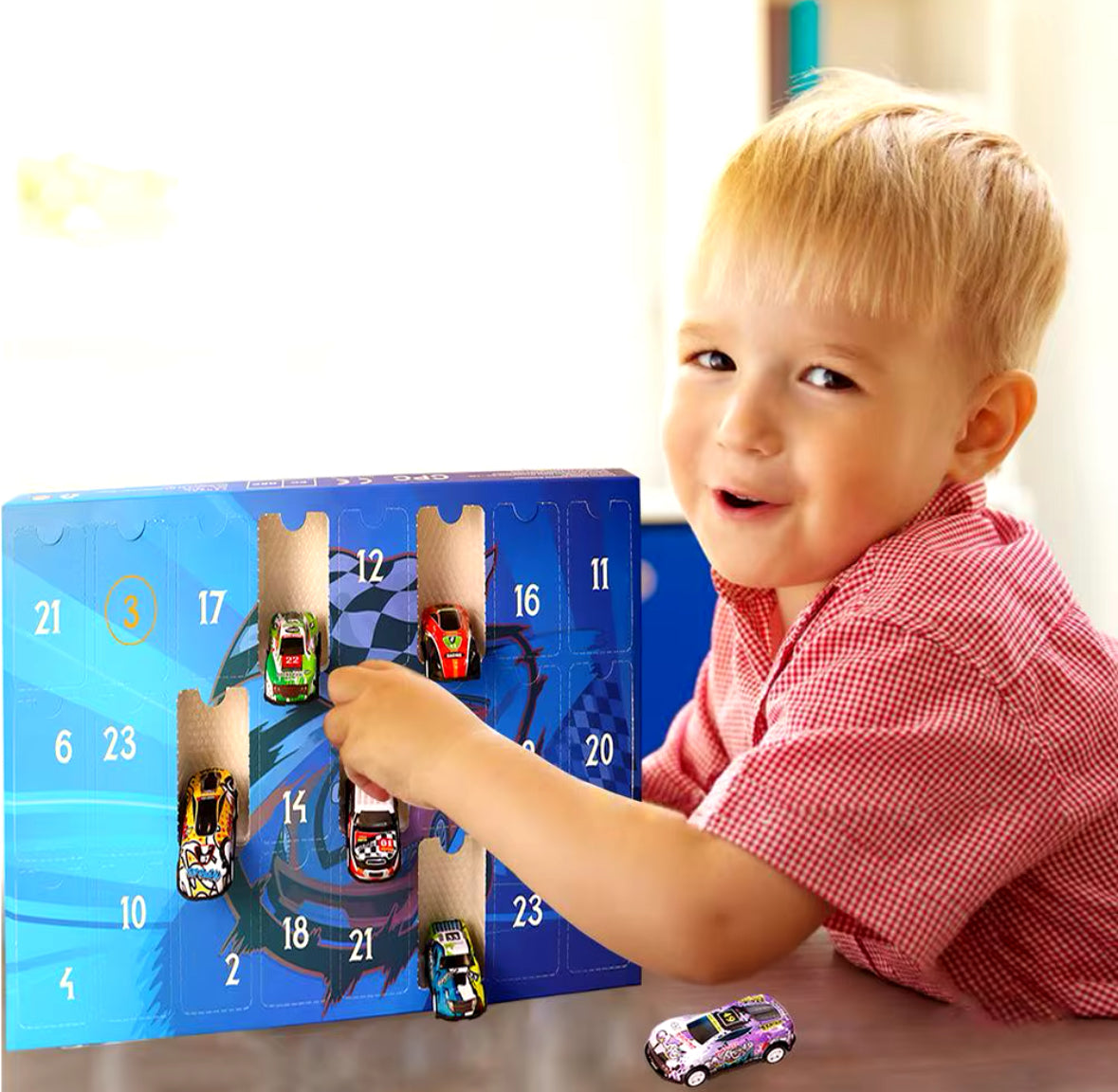 Spielzeugauto Adventskalender