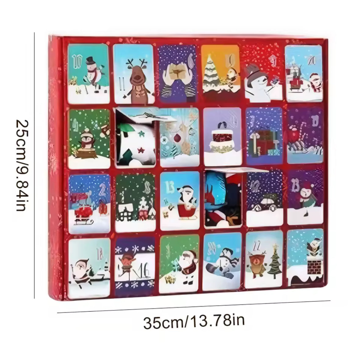 Lustiger Weihnachts Socken Adventskalender