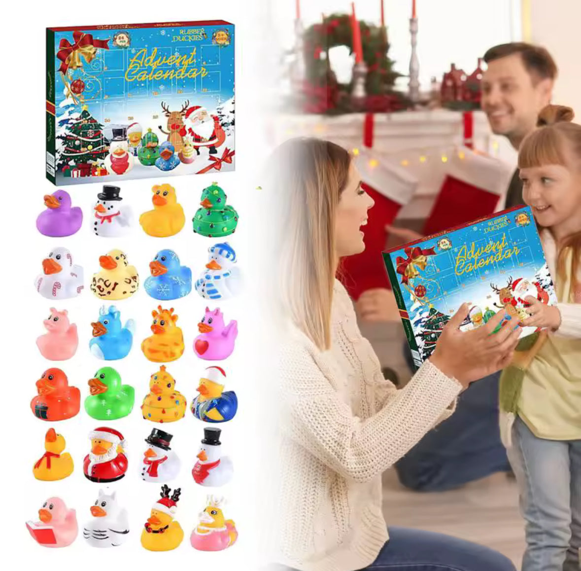 Quietschspass Badeenten Adventskalender