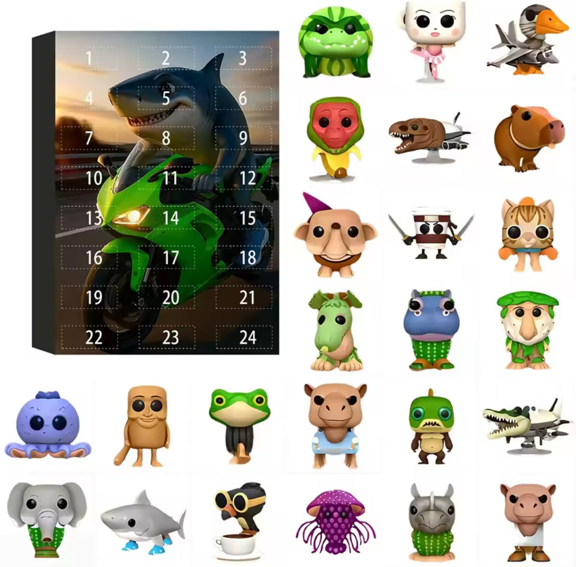 Italienische Brainrot Figuren Adventskalender