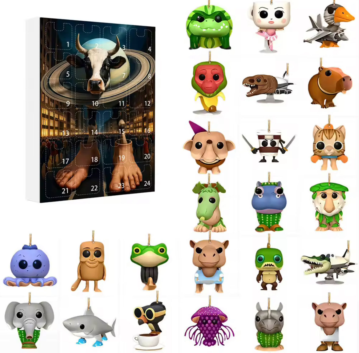 Italienische Brainrot Figuren Adventskalender