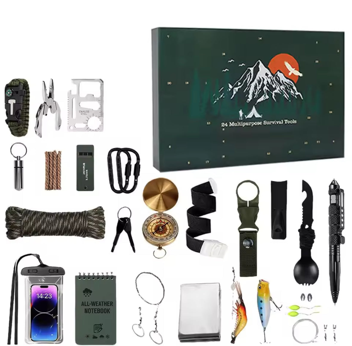 Outdoor Abenteuer Wandertools Adventskalender