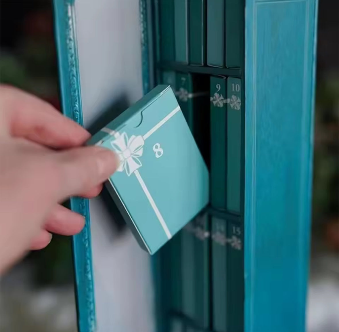Mini Bücher Ornament Anhänger Adventskalender