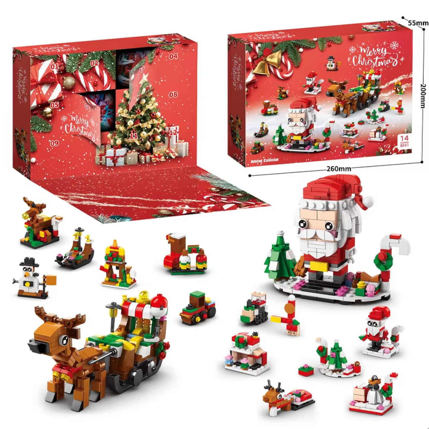 XXL Baustein Spass Adventskalender