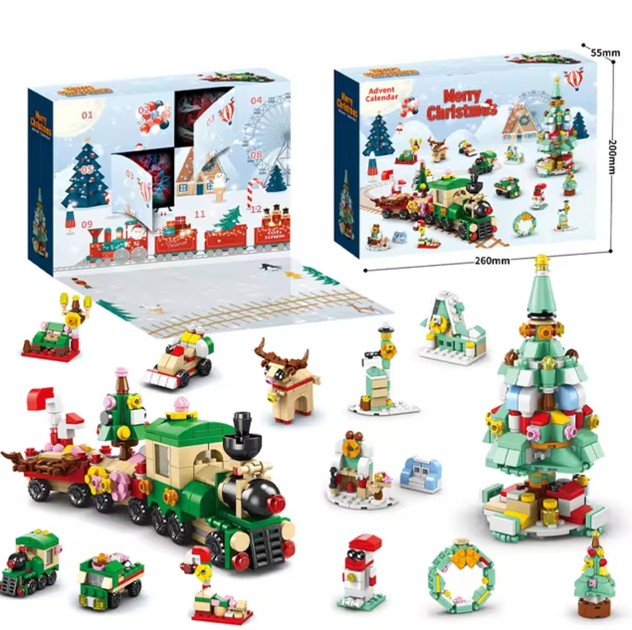 XXL Baustein Spass Adventskalender