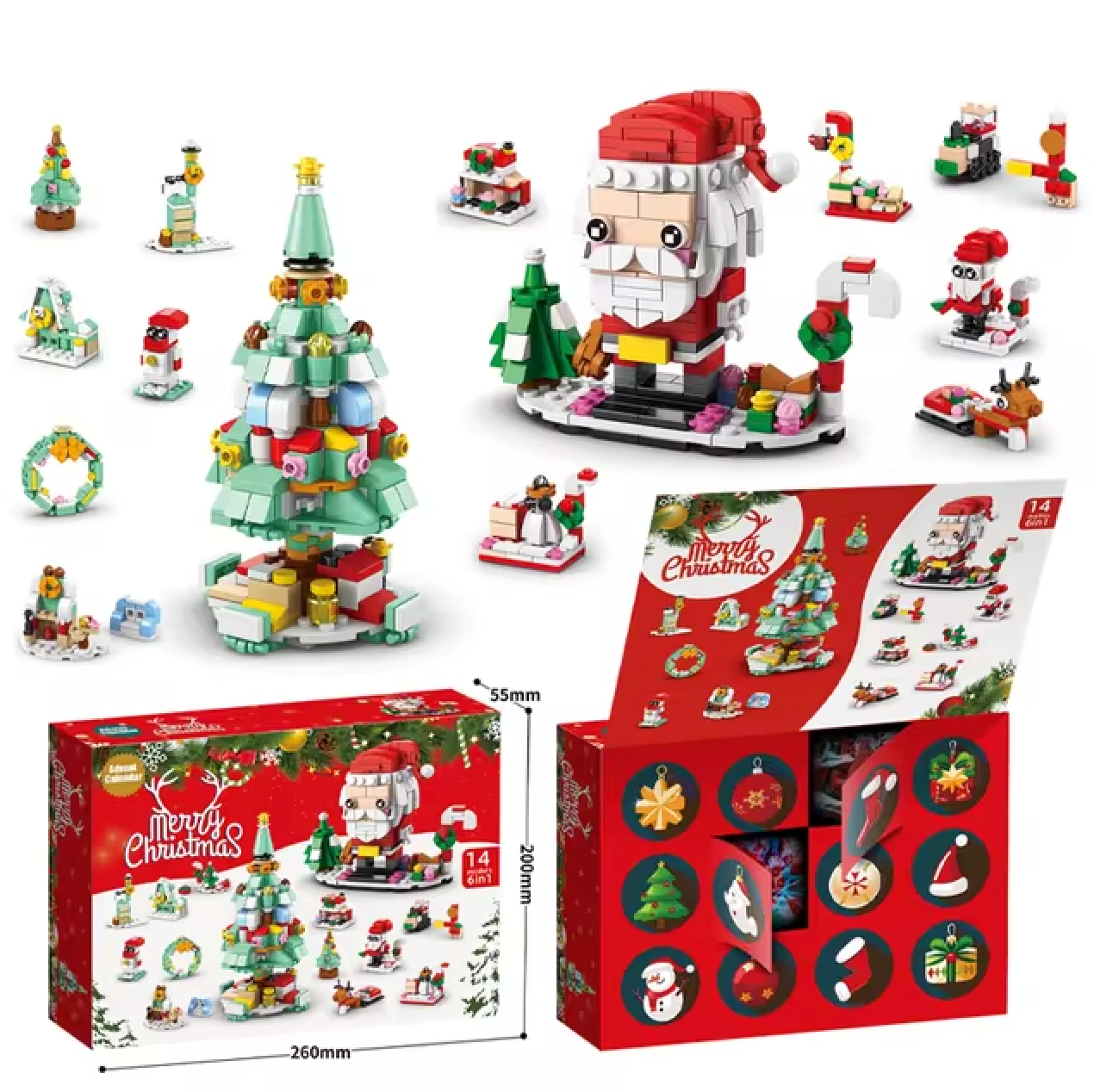 XXL Baustein Spass Adventskalender
