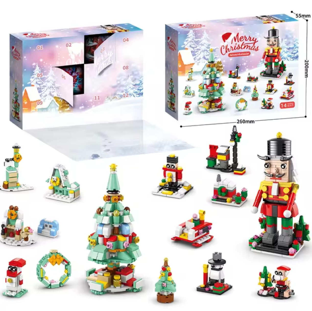 XXL Baustein Spass Adventskalender