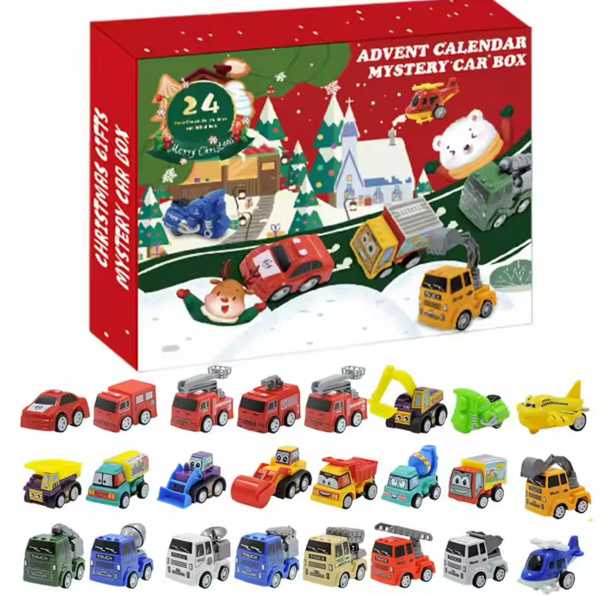 Spielzeugauto Adventskalender