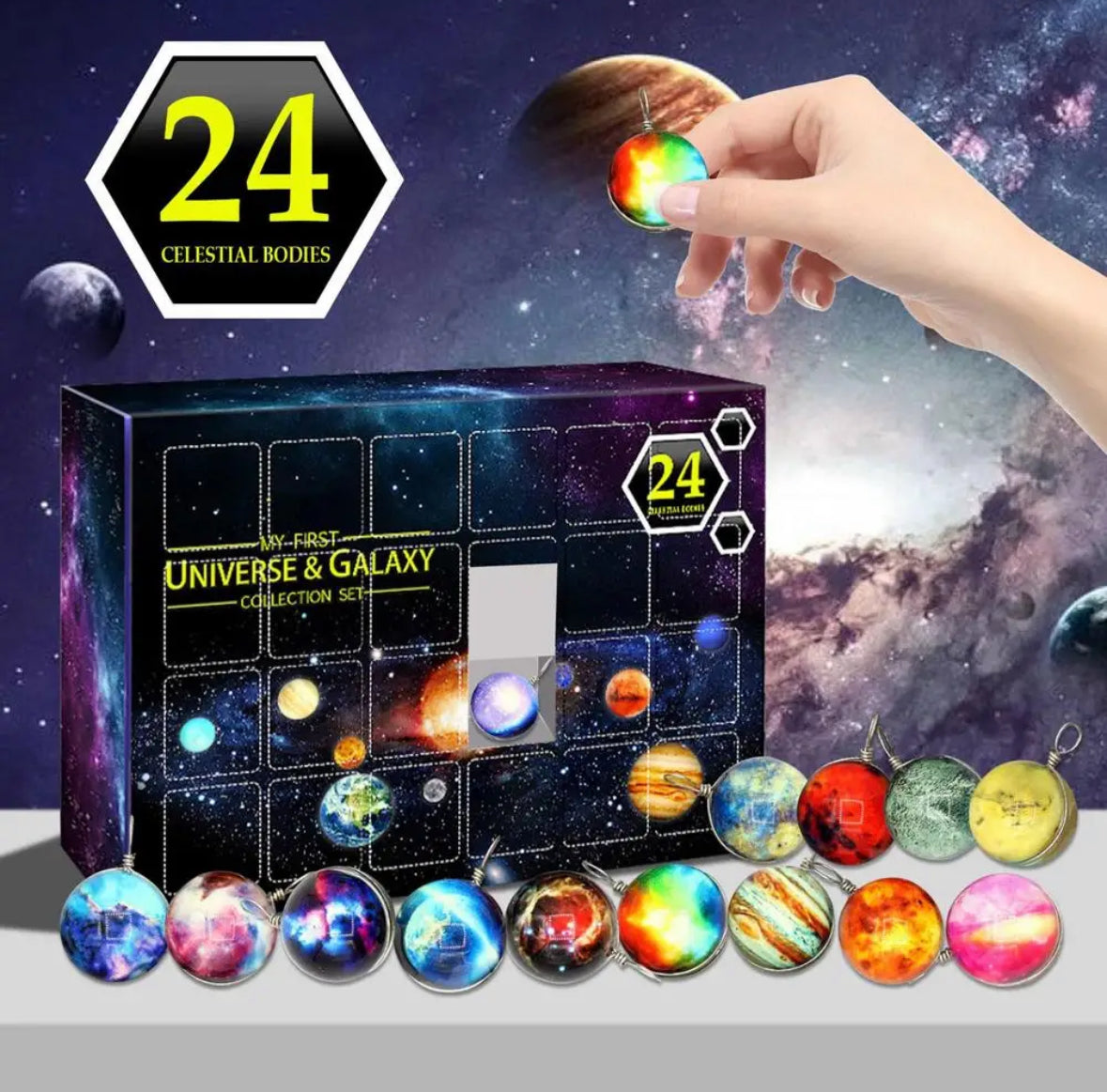 Kosmische Anhänger Adventskalender