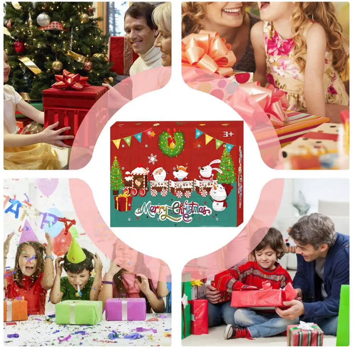 Mini Plüschtier Anhänger Adventskalender