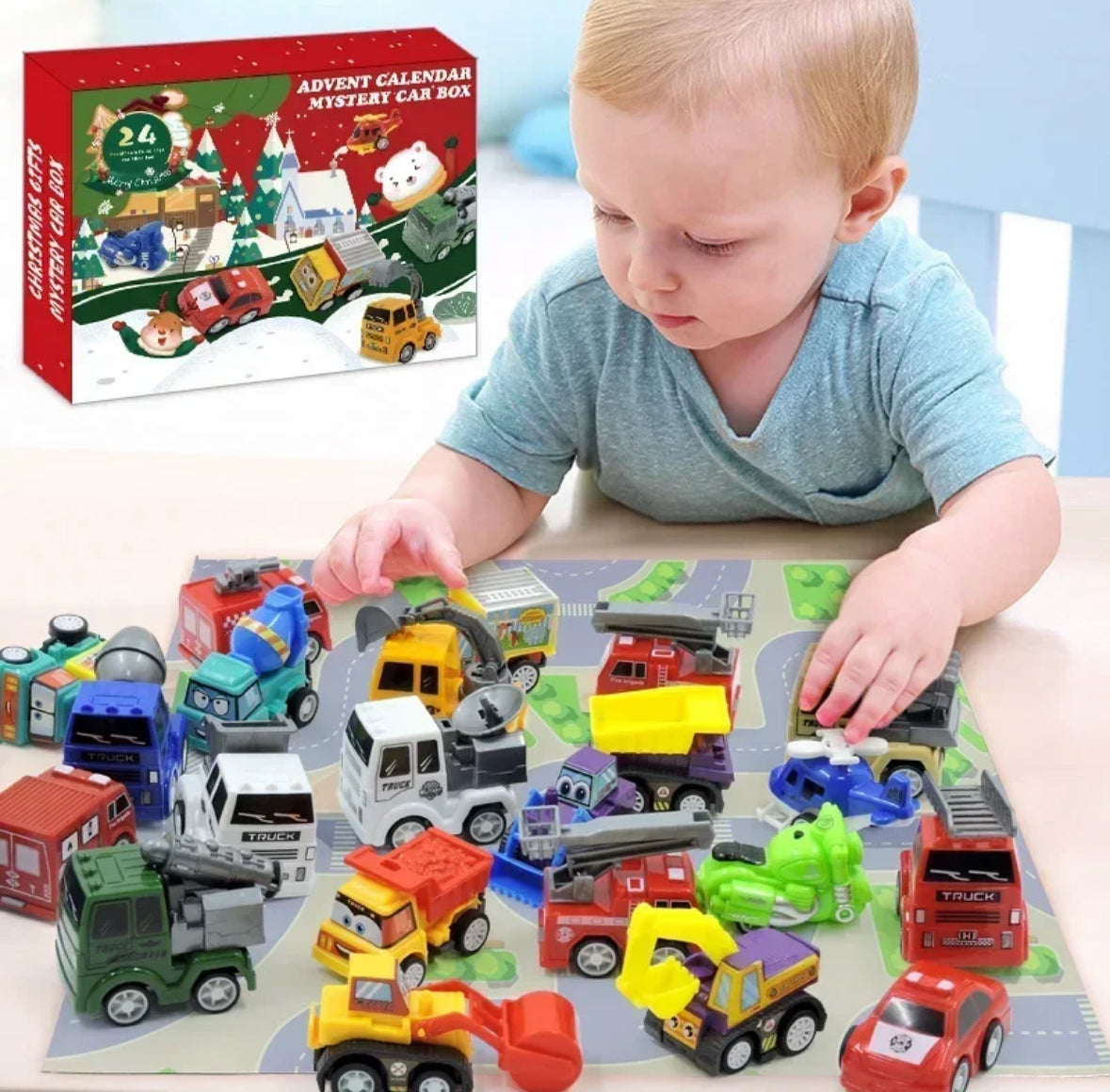 Spielzeugauto Adventskalender