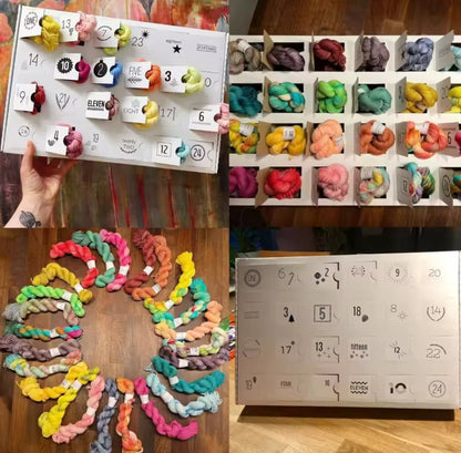 Strickgarn Wolle Adventskalender