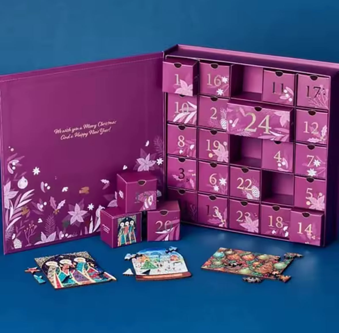 24 Mini Puzzle Adventskalender