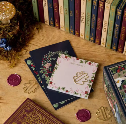 Bücherwurm Schreibutensilien Adventskalender