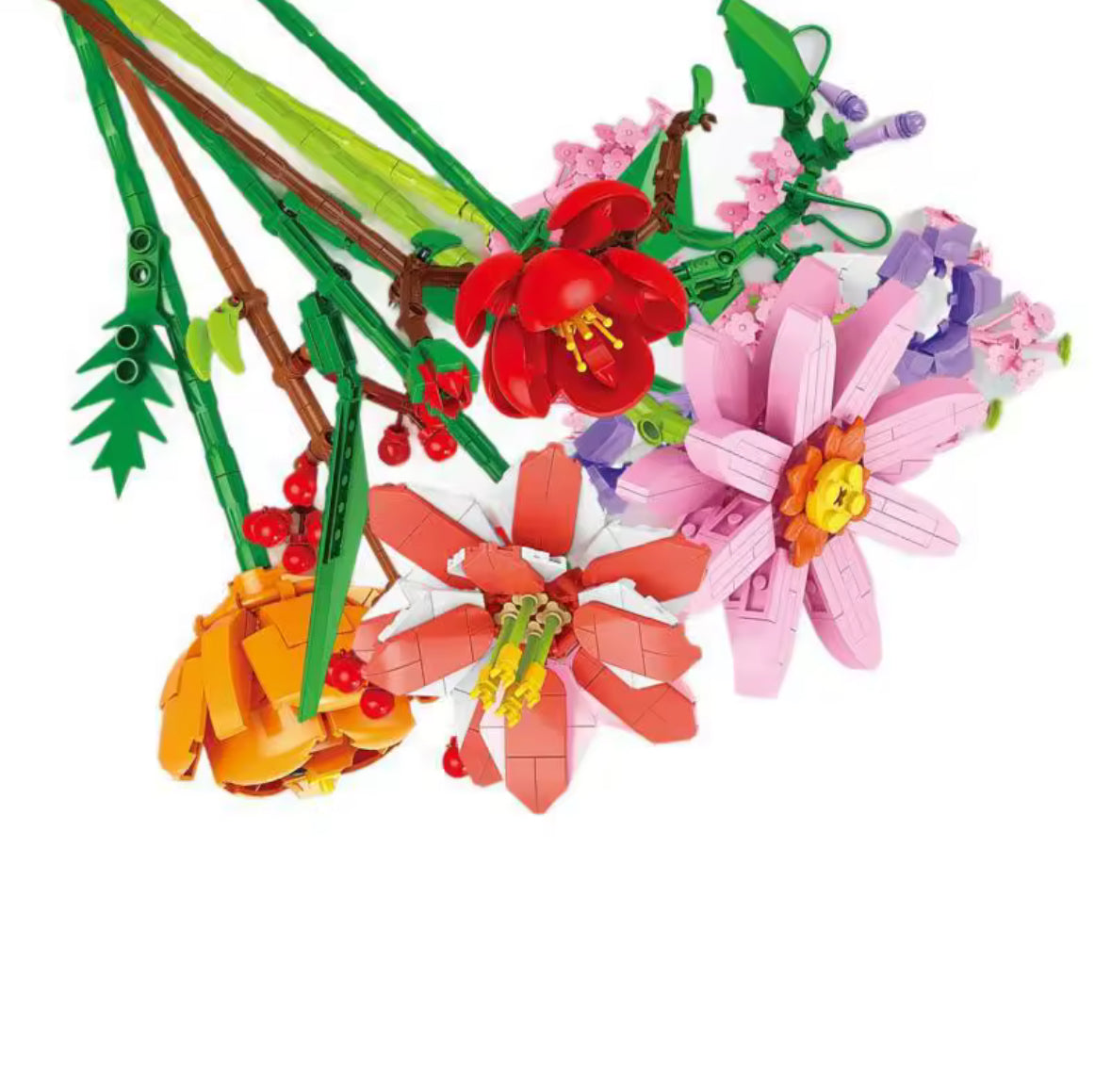 Blumenstrauss Baustein Spass Adventskalender