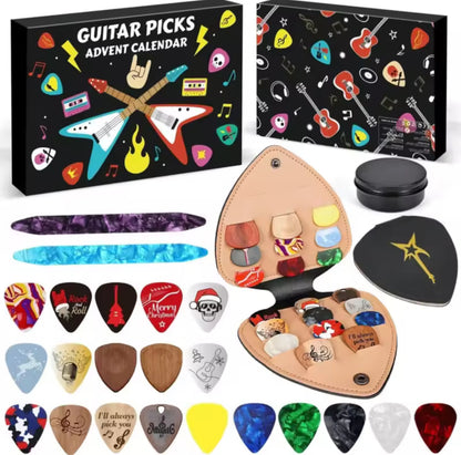 Gitarren Plektrum Pick Adventskalender