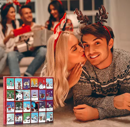 Lustiger Weihnachts Socken Adventskalender