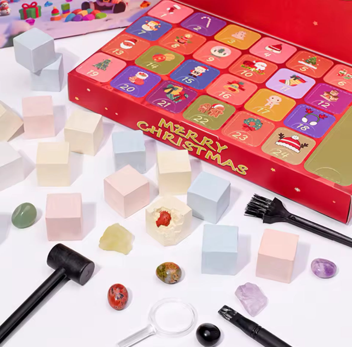 Kristall Ausgrabungs Adventskalender