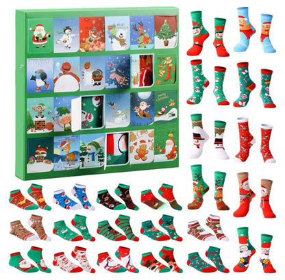 Lustiger Weihnachts Socken Adventskalender