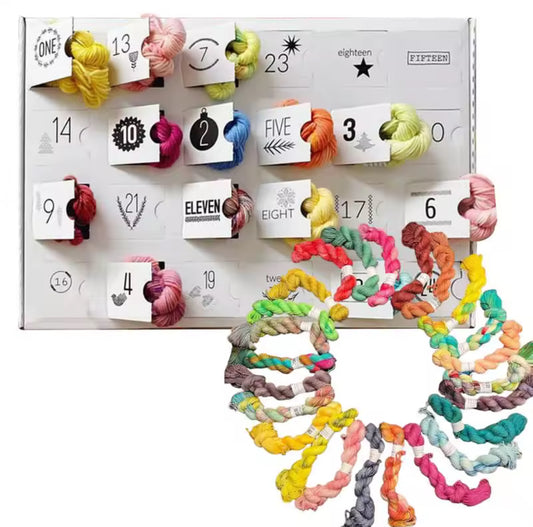 Strickgarn Wolle Adventskalender