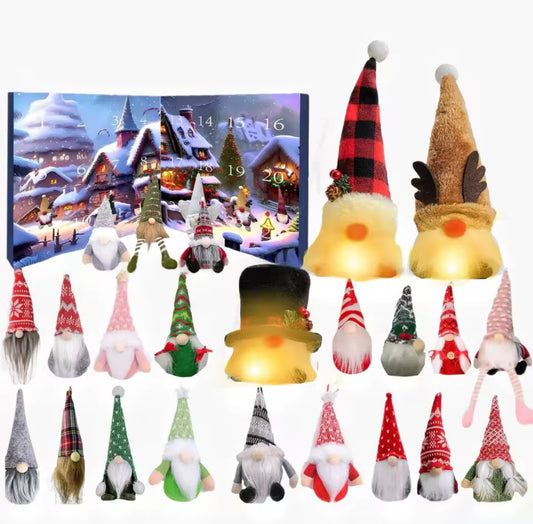 Wichtel Gnom Figuren Adventskalender