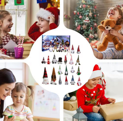 Wichtel Gnom Figuren Adventskalender