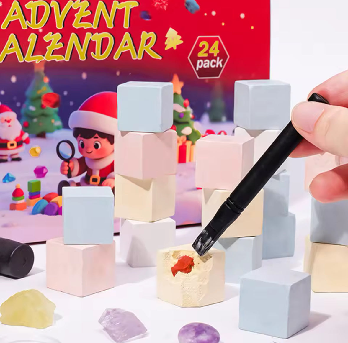 Kristall Ausgrabungs Adventskalender