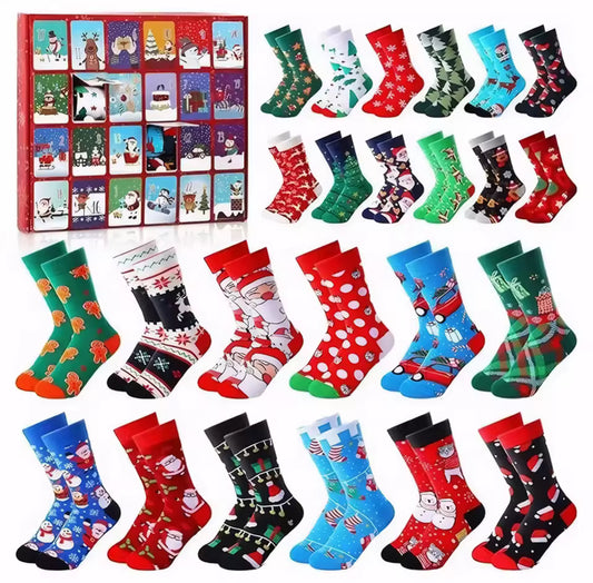 Lustiger Weihnachts Socken Adventskalender