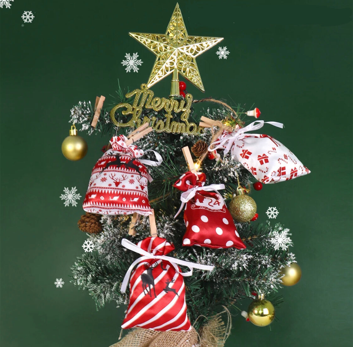 24 Adventskalender Beutelchen